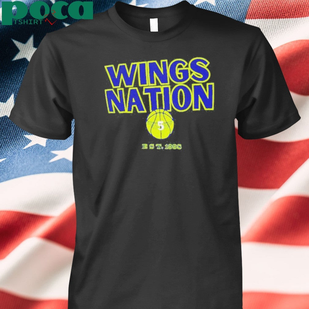 Wings nation Paige Bueckers 5 Dallas Wings est 1998 shirt