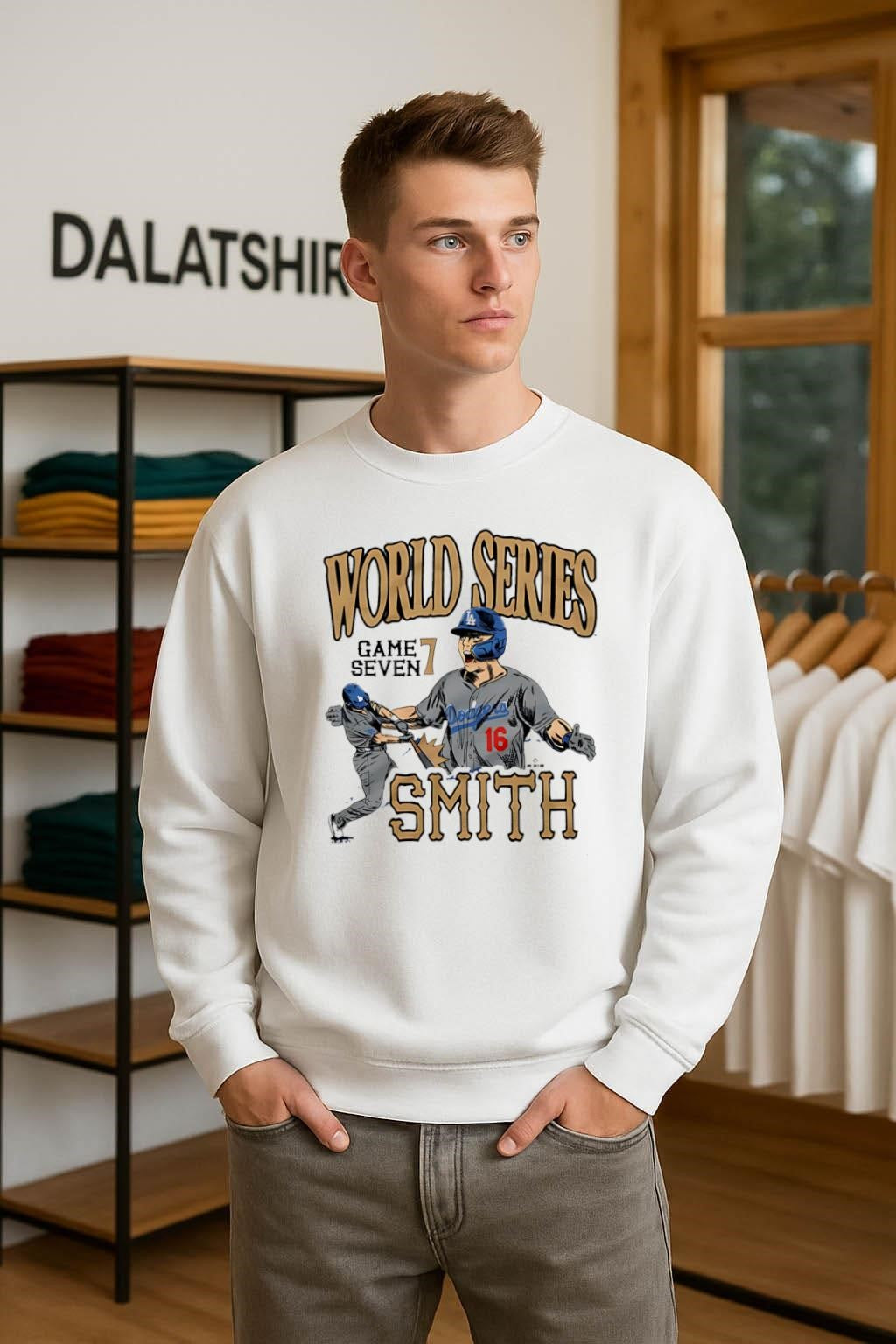 World Series Game Seven 7 Smith Los Angeles Dodgers shirt