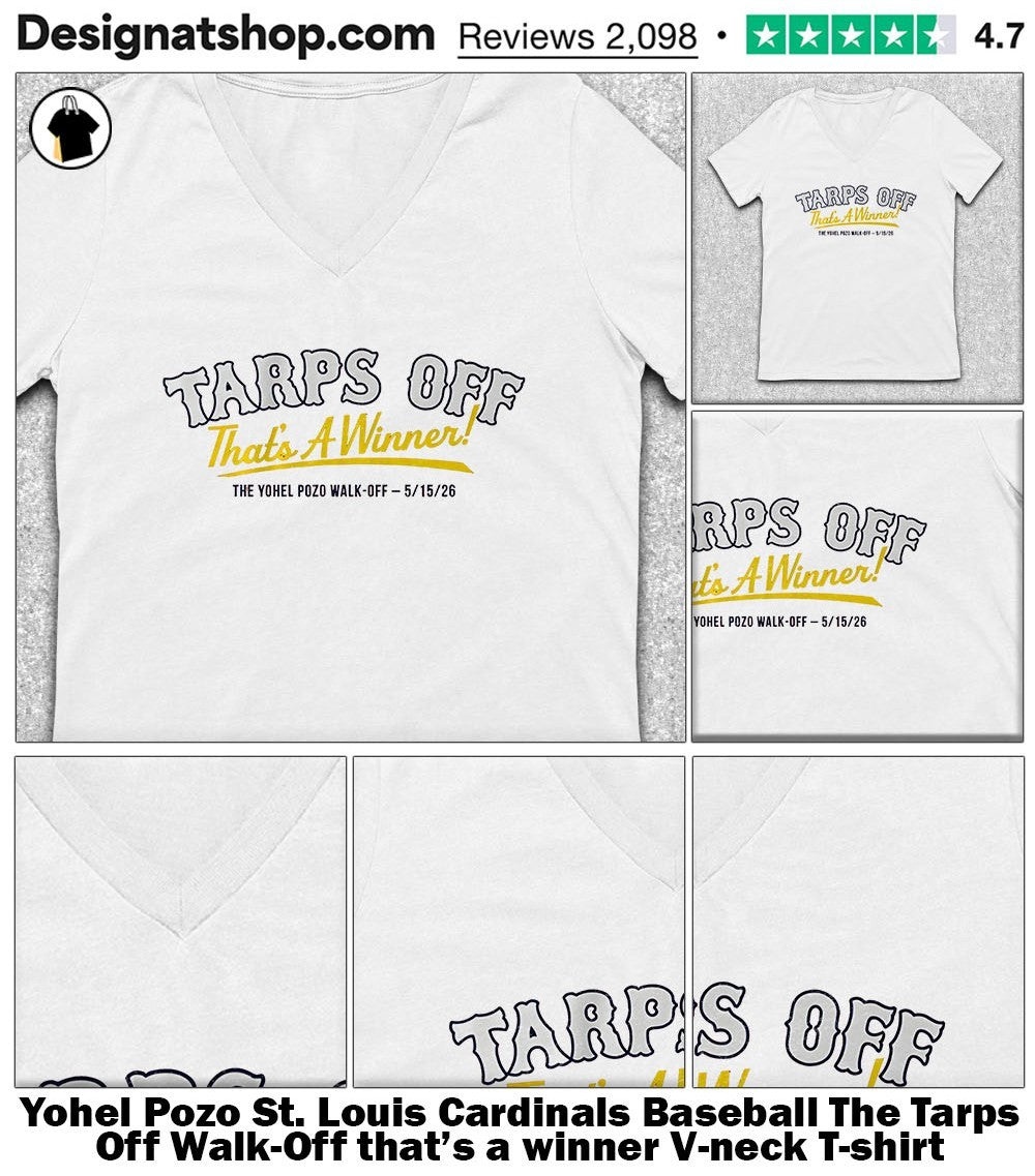 Yohel Pozo St. Louis Cardinals Baseball The Tarps Off Walk-Off that’s a winner shirt