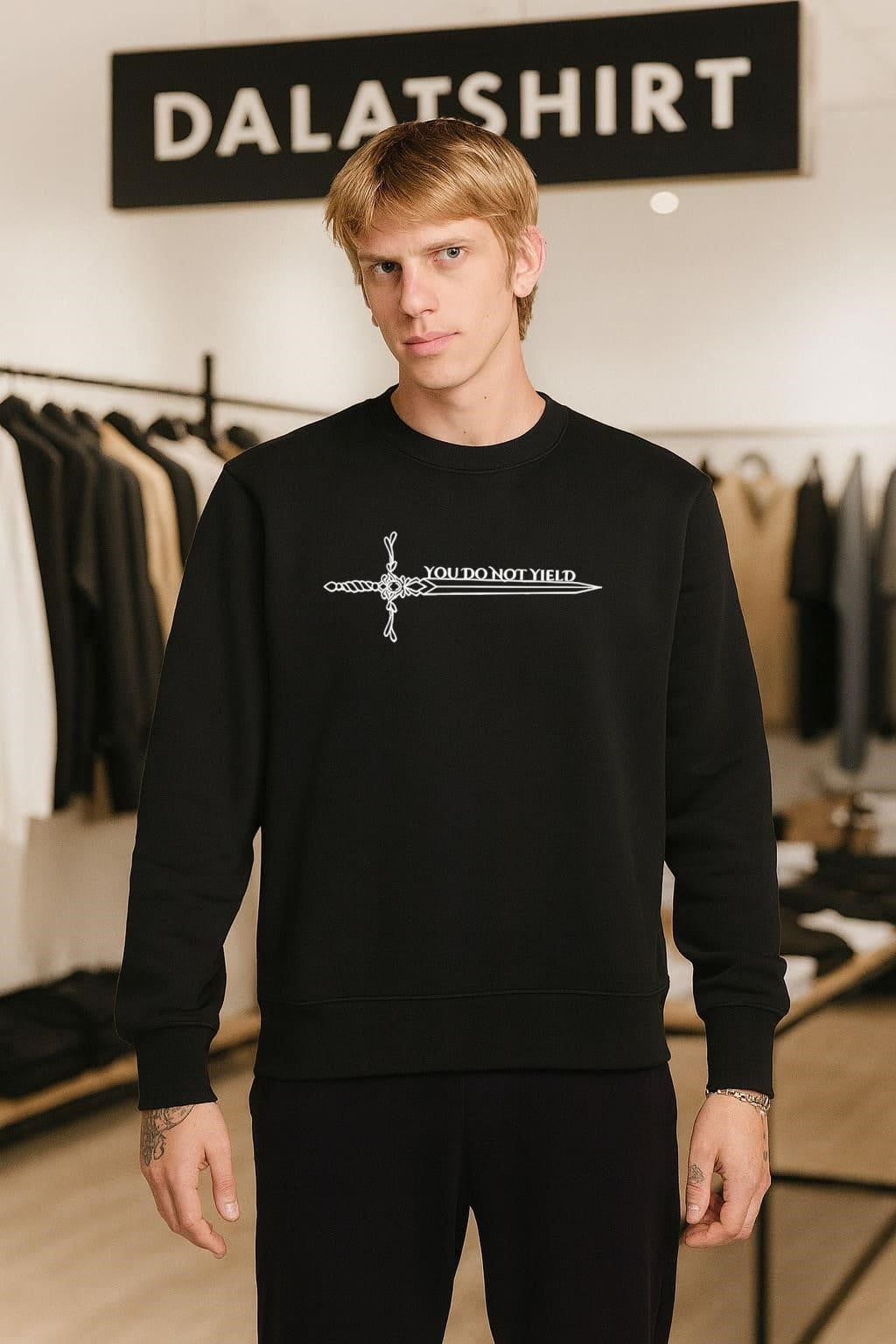 You Do Not Yield Fantasy Sword shirt