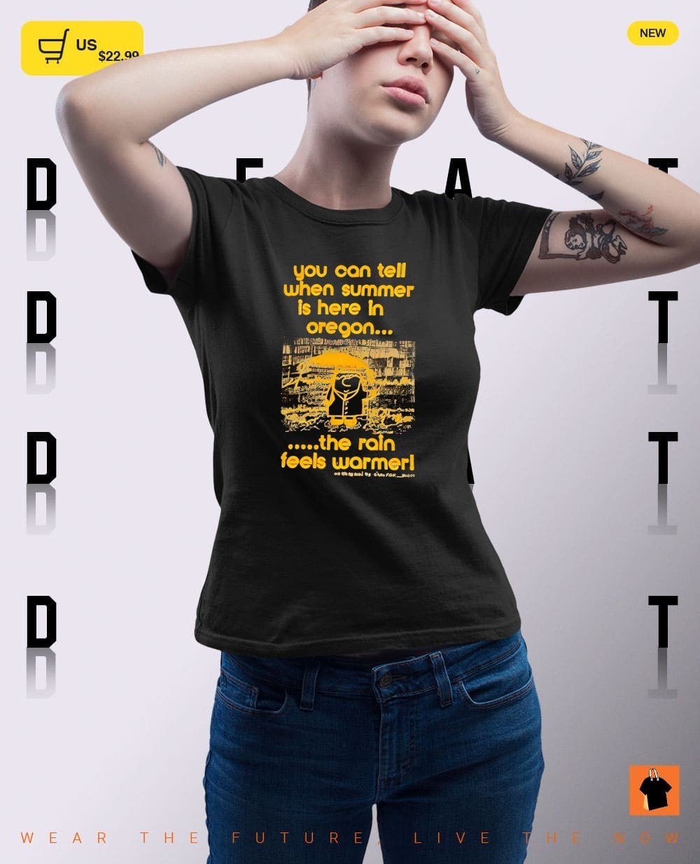 You can tell when summer is here in oregon the rain feels warmer shirt
