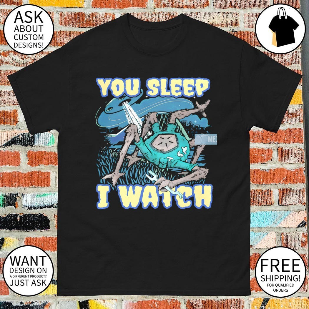 You sleep I watch Project Hail Mary Rocky Sci Fi shirt