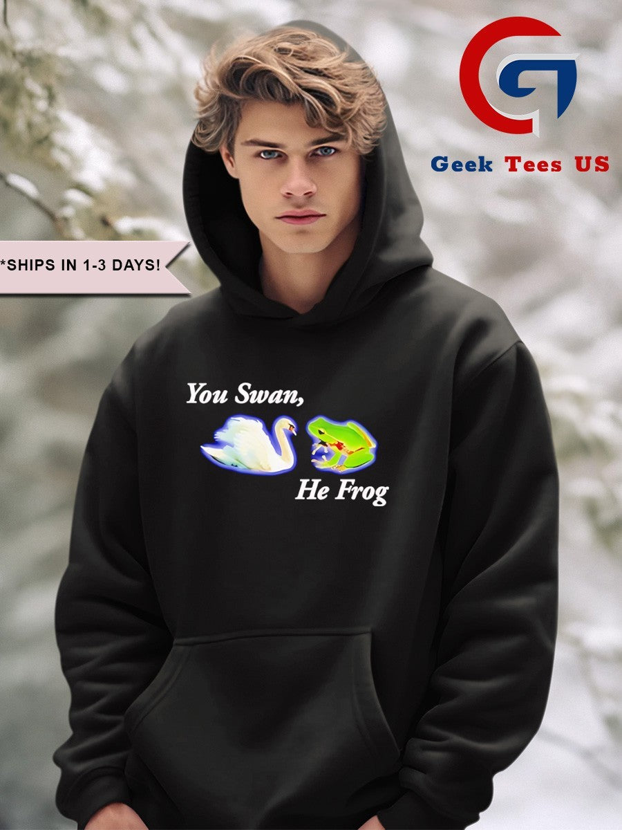 You swan he frog meme shirt