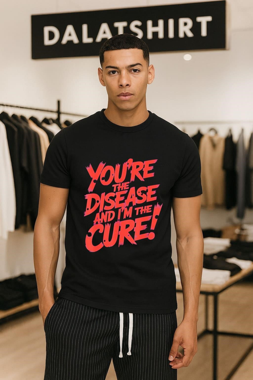 You’re The Disease And I’m The Cure Quote Cobra shirt