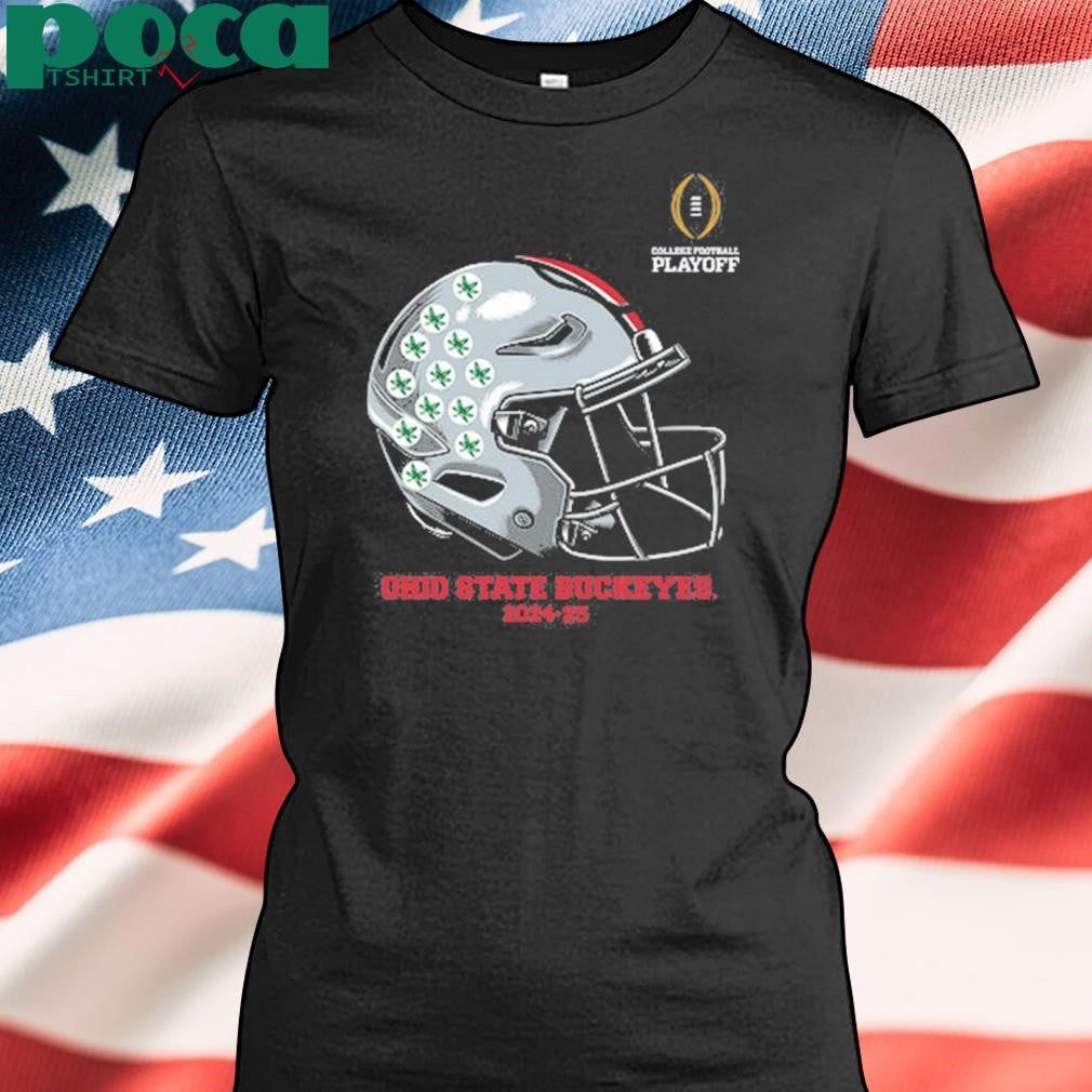 Youth College Football Playoff 2025 Ohio State Helmet T-Shirt