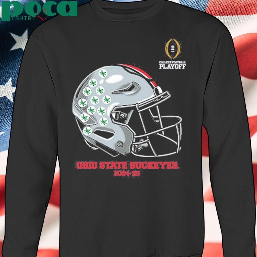 Youth College Football Playoff 2025 Ohio State Helmet T-Shirt