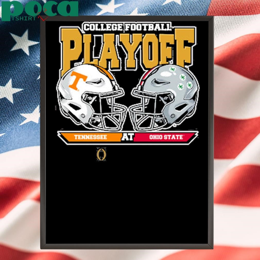 Youth College Football Playoff 2025 Tennessee at Ohio State First Round Head-To-Head T-Shirt
