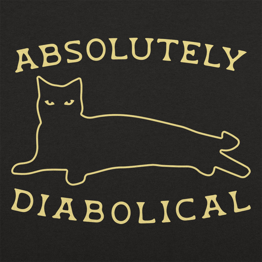 Absolutely Diabolical - Sneaky Black Cat Outline