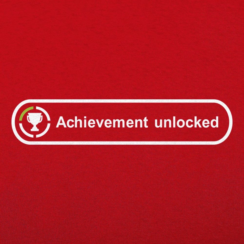 Achievement Unlocked Video Game Trophy Icon