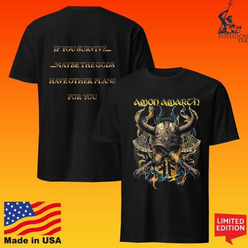 Amon Amarth If You Survive Maybe The Gods Have Other Plans For You Helmet & Axe T-shirt