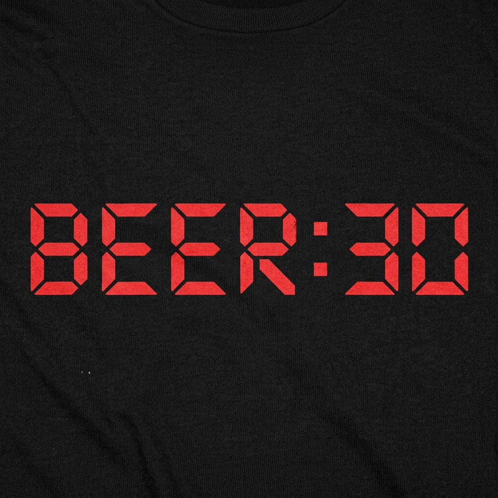 Beer 30 Digital Clock Beer Thirty