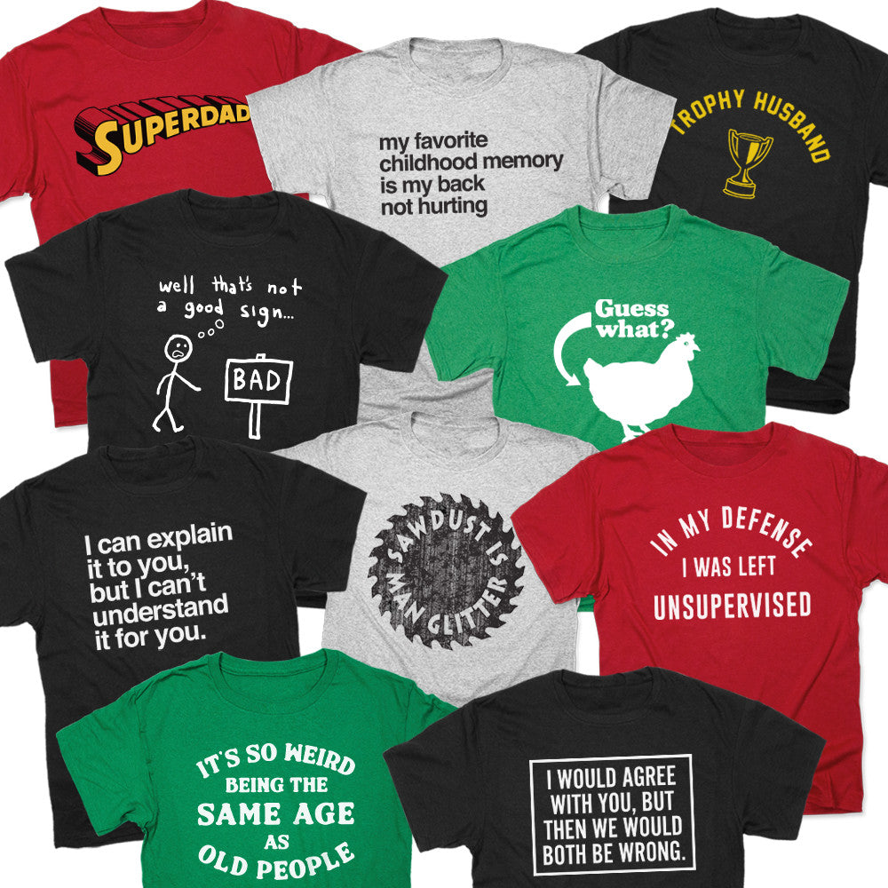 Dad Bundle of Ten Funny Sarcastic Sayings