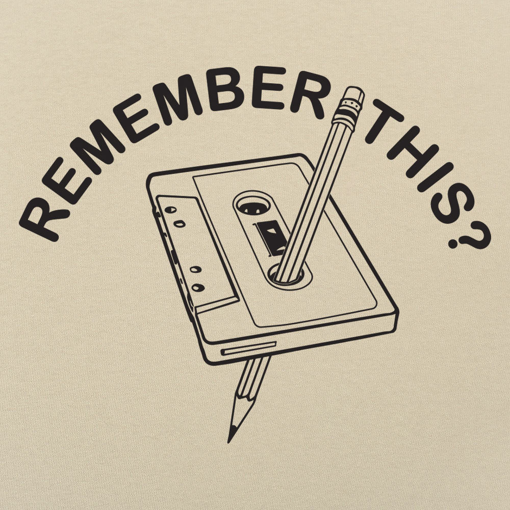 Remember This Cassette Tape and Pencil Rewind