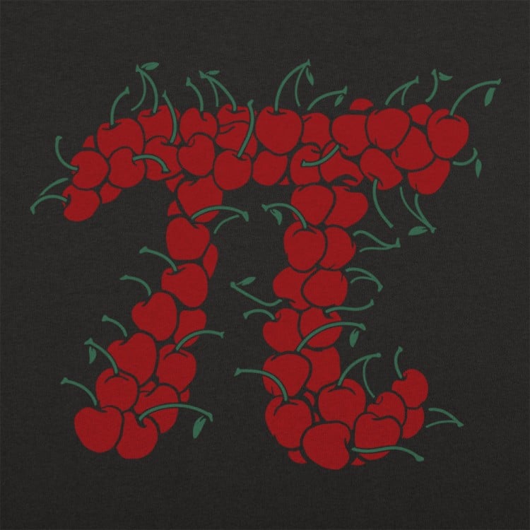 Cherry Pi - Pi Symbol Made of Cherries