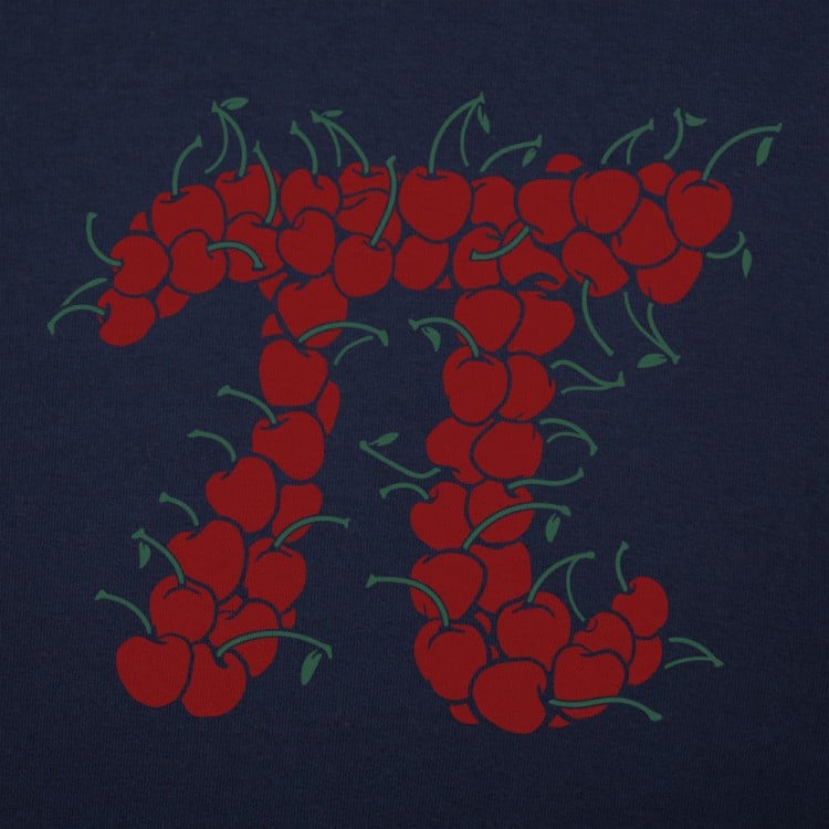 Cherry Pi - Pi Symbol Made of Cherries