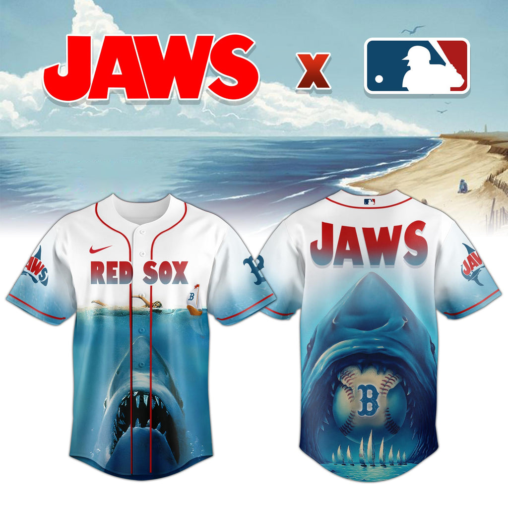 Boston Red Sox Jaws Shark Jersey 2025