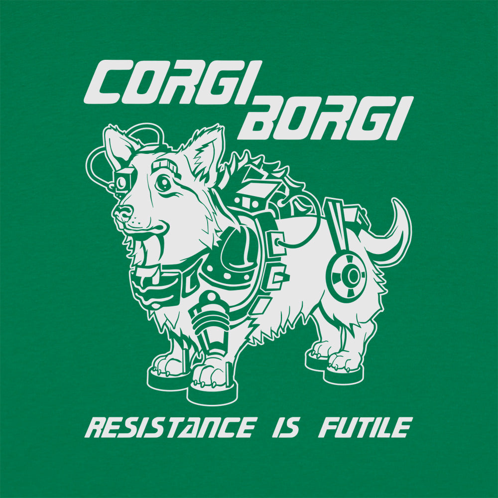 Corgi Borgi Cybernetic Robot Dog with Resistance is Futile