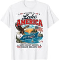 Lake America 2026 Vintage Retro Patriotic Eagle Usa Unisex T-shirt, Sweatshirt, Hoodie (1)