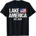 Lake America Est 2026 Vintage Patriotic Unisex T-shirt, Sweatshirt, Hoodie (1)