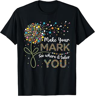 Happy Dot Day Make Mark Dandelion Teacher Unisex T-shirt, Sweatshirt, Hoodie (1)