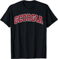 Vintage Georgia Ga Retro Red Unisex T-shirt, Sweatshirt, Hoodie (1)
