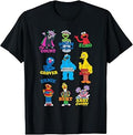Sesame Street Character Collage Unisex T-shirt, Sweatshirt, Hoodie (1)