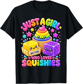 Squishy Girl Loves Squishies Unisex T-shirt, Sweatshirt, Hoodie (1)