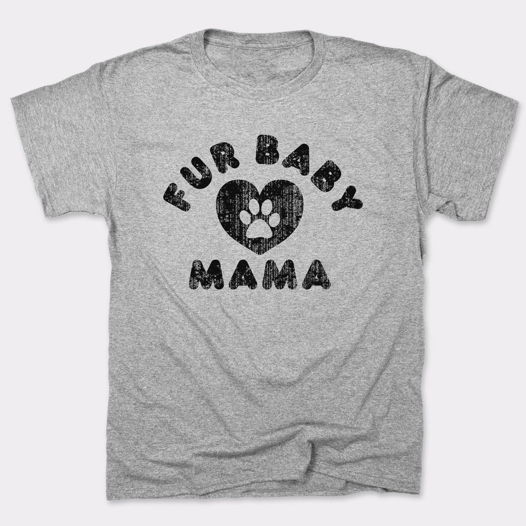 Fur Baby Mama with Paw Print Heart