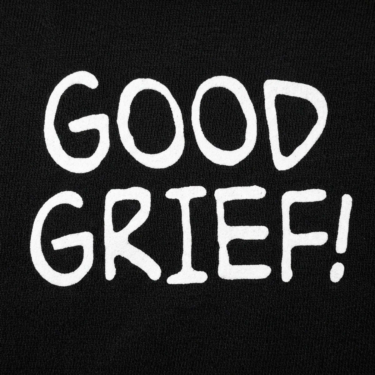 Good Grief Bold Hand Lettered Catchphrase