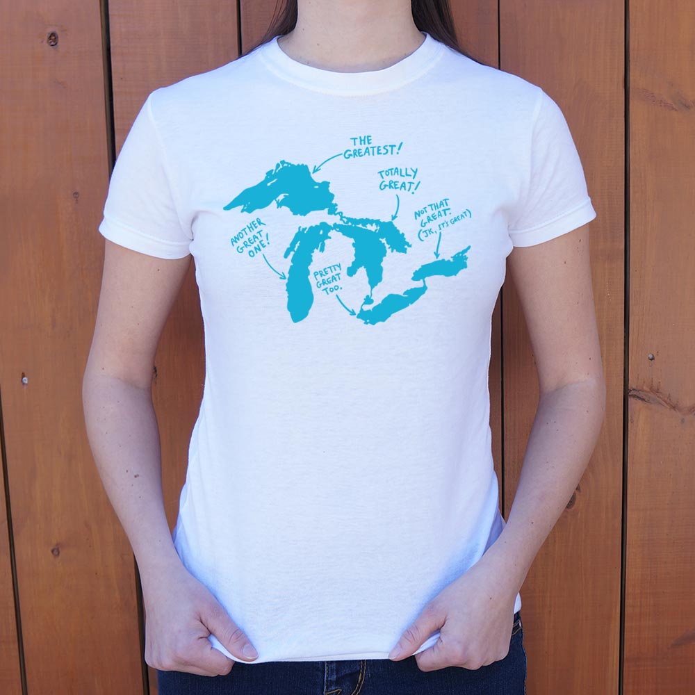 Great Lakes Map Ranked from Greatest to Pretty Great