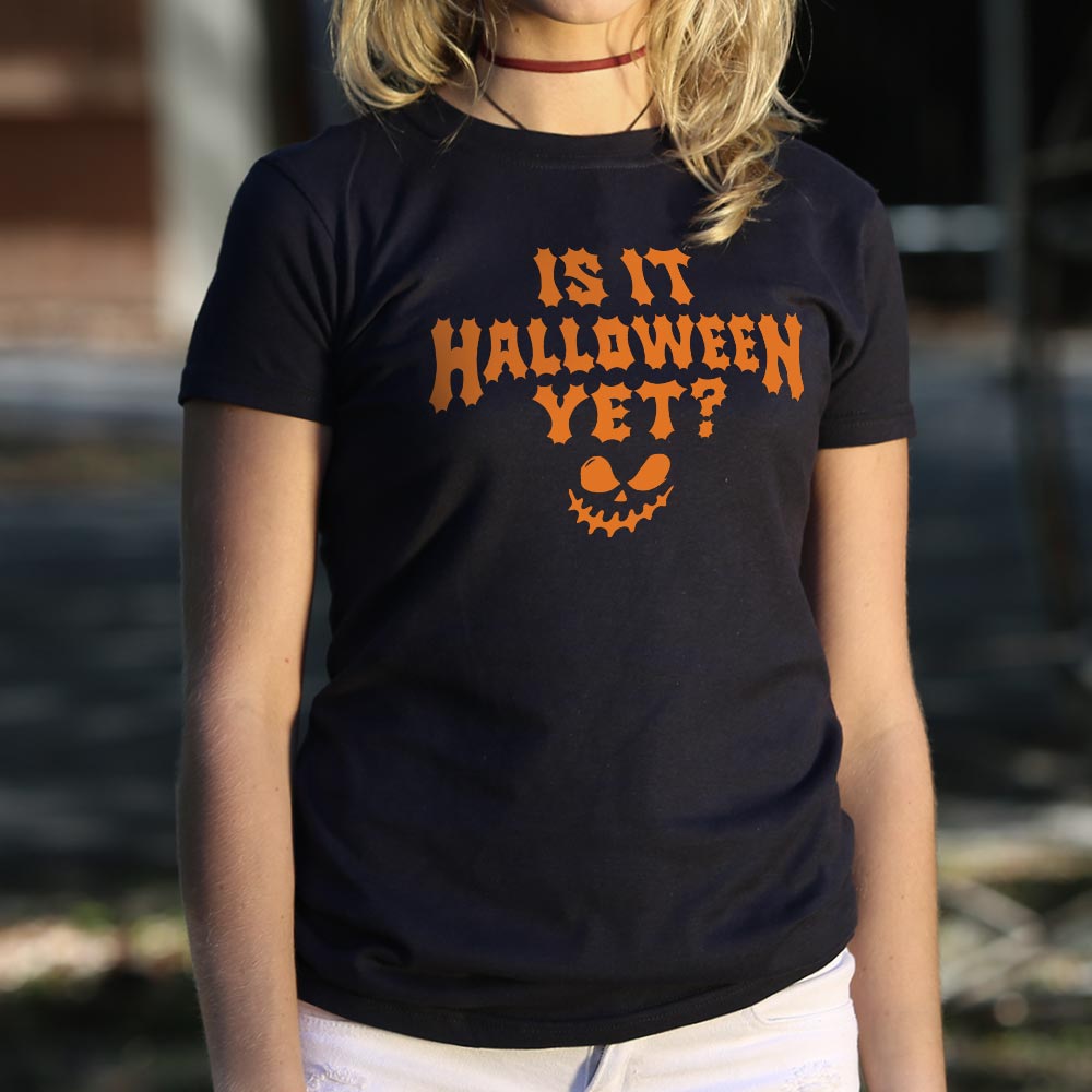 Is It Halloween Yet Jack O Lantern Face