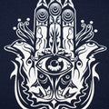 Hamsa Hand with Protective Evil Eye Symbol