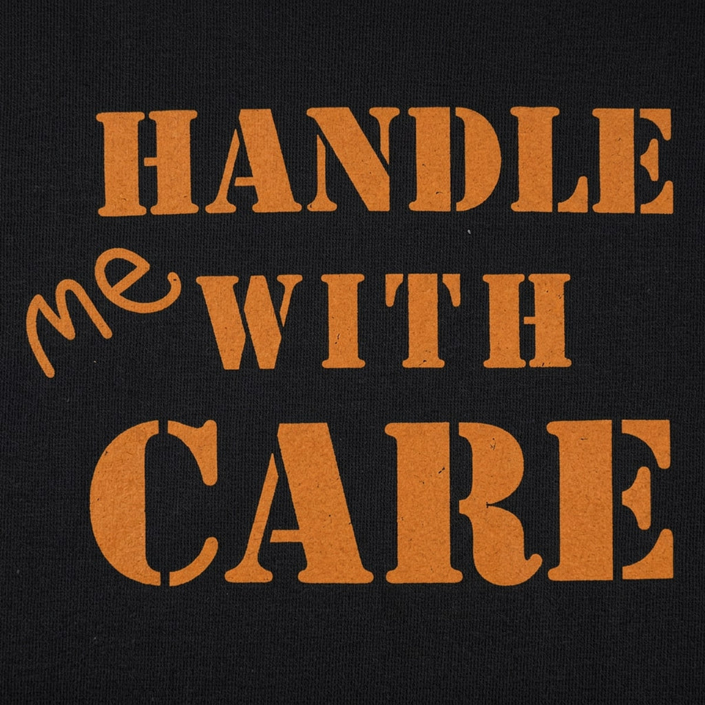 Handle Me With Care Fragile Package Stencil Design