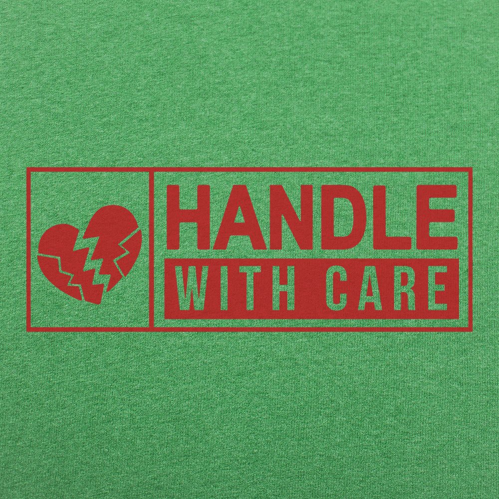 Handle With Care Broken Heart Shipping Label