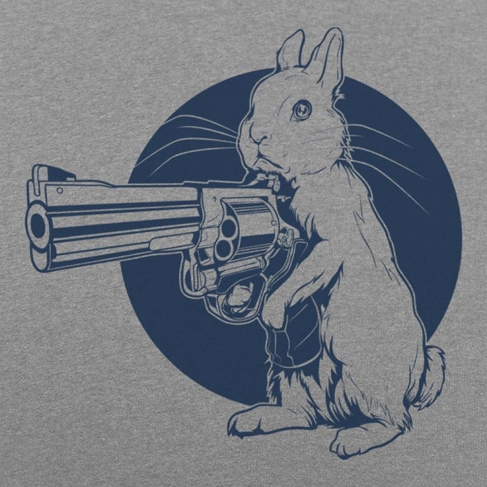 Hare Trigger - Rabbit Holding Revolver