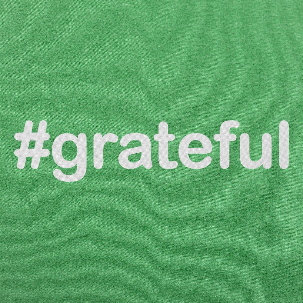 Hashtag Grateful Social Media Gratitude Quote