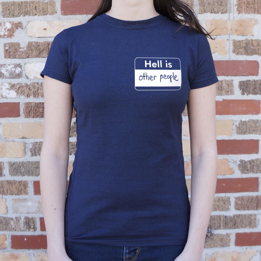 Hell Is Other People Name Tag