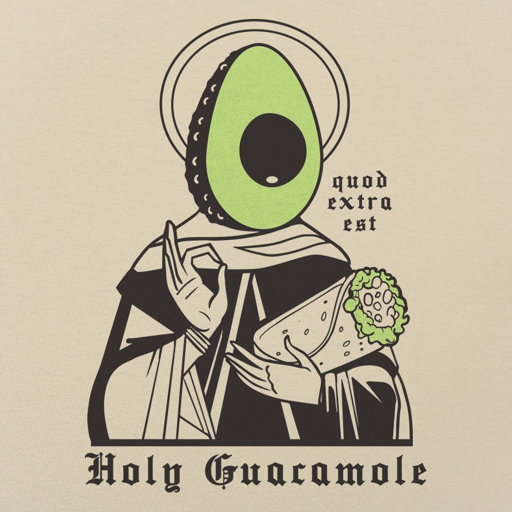 Holy Guacamole Avocado Saint with Taco