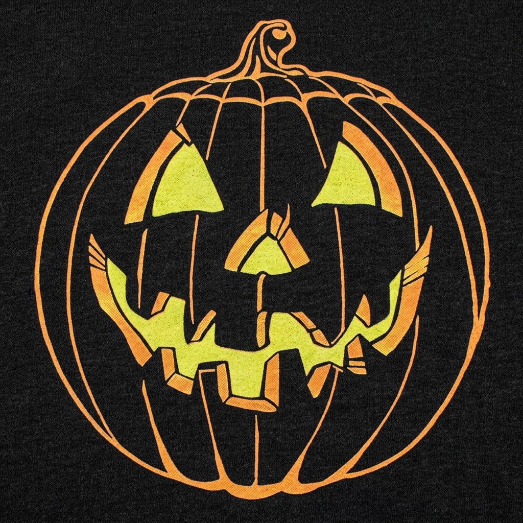 Jack O' Lantern Glowing Carved Pumpkin Face