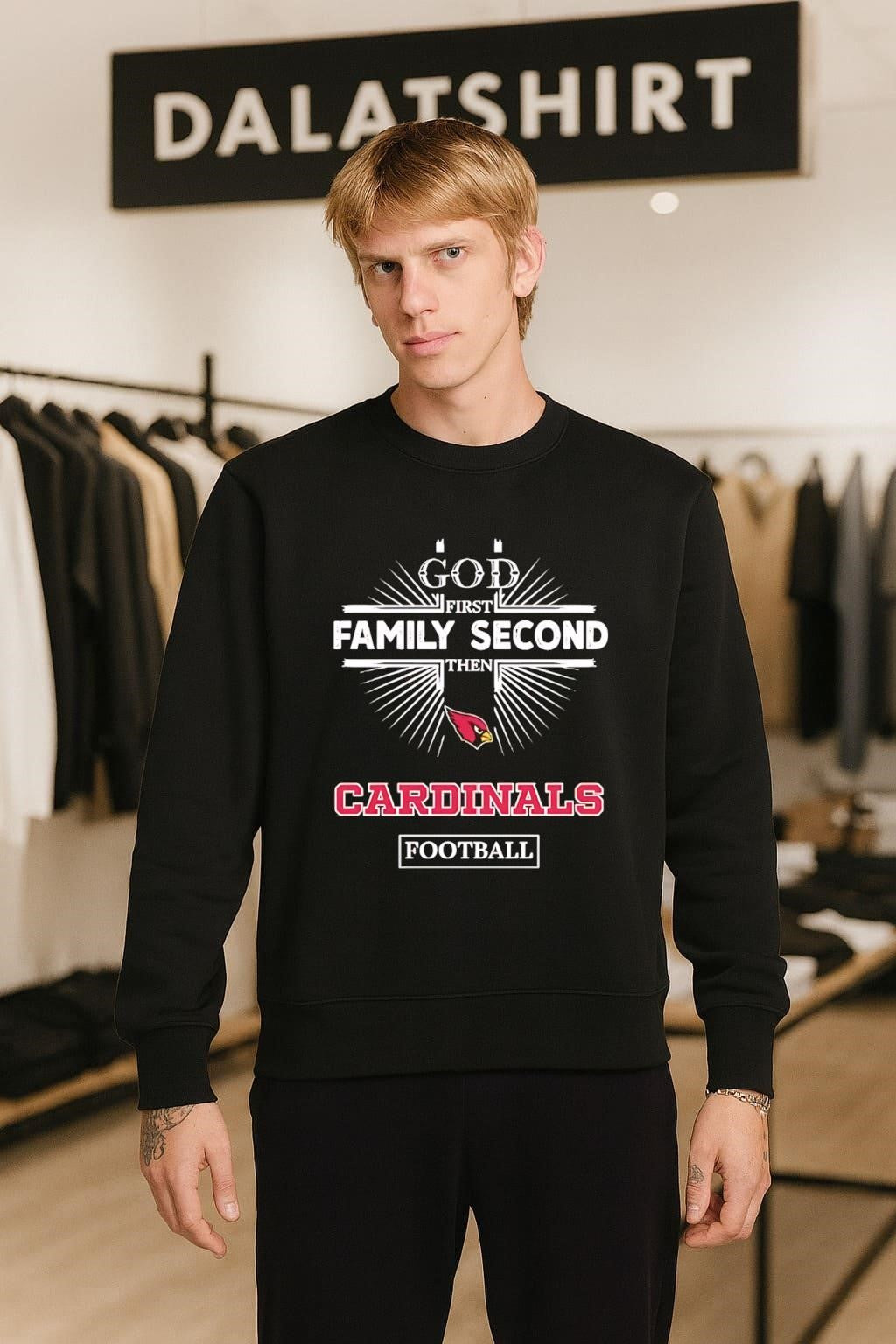 God First Family Second Then Arizona Cardinals Football shirt