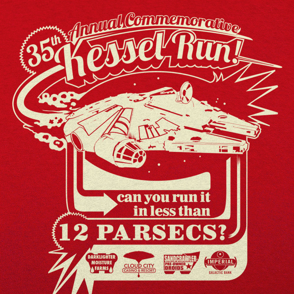 Kessel Run Commemorative - Space Freighter Fun Run Poster