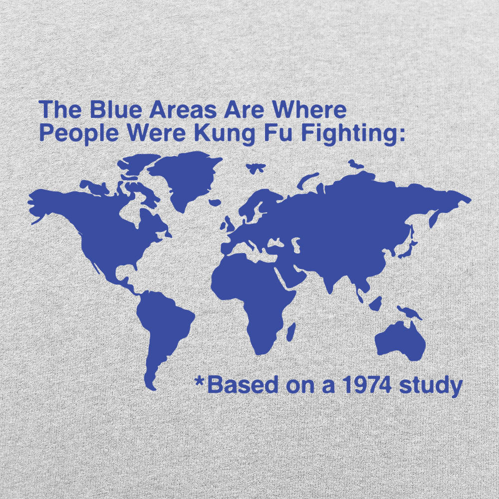 Kung Fu Map Everybody Was Kung Fu Fighting World Map