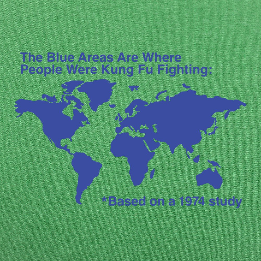 Kung Fu Map Everybody Was Kung Fu Fighting World Map