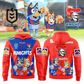 Newcastle Knights x Bluey and Bingo Shirt, Hoodie