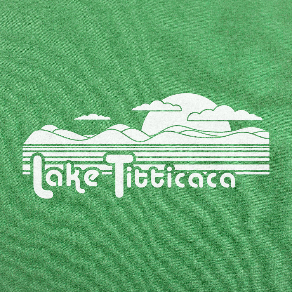 Lake Titticaca Retro Mountain Lake Pun