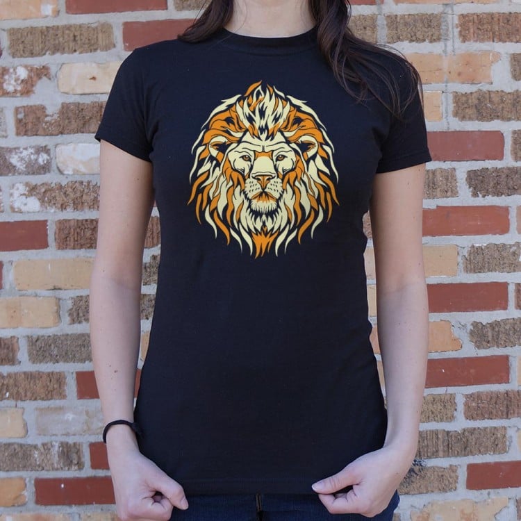 Lion Spirit Bold Tribal Lion Face