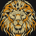 Lion Spirit Bold Tribal Lion Face