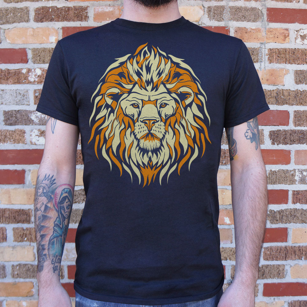 Lion Spirit Bold Tribal Lion Face