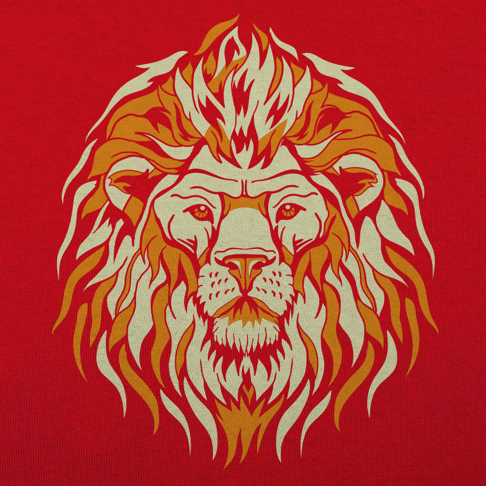 Lion Spirit Bold Tribal Lion Face
