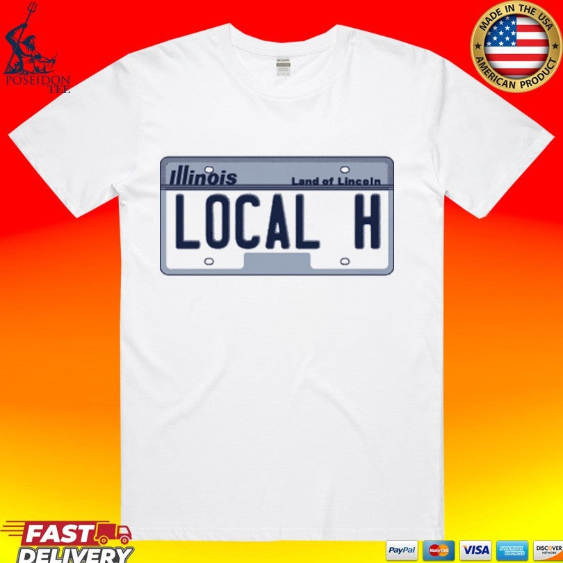 Local Illinois Land License Tee Unisex T-shirt, Sweatshirt, Hoodie (1)